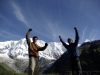 WE MADE IT! Celebrating reaching Annapurna Base Camp- Nepal
