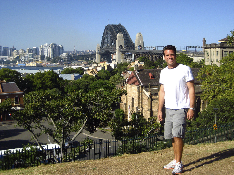 Hanging out in The Rocks- Sydney, Australia