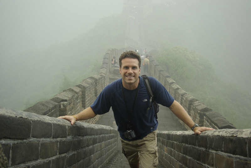 Exploring along the Great Wall of China