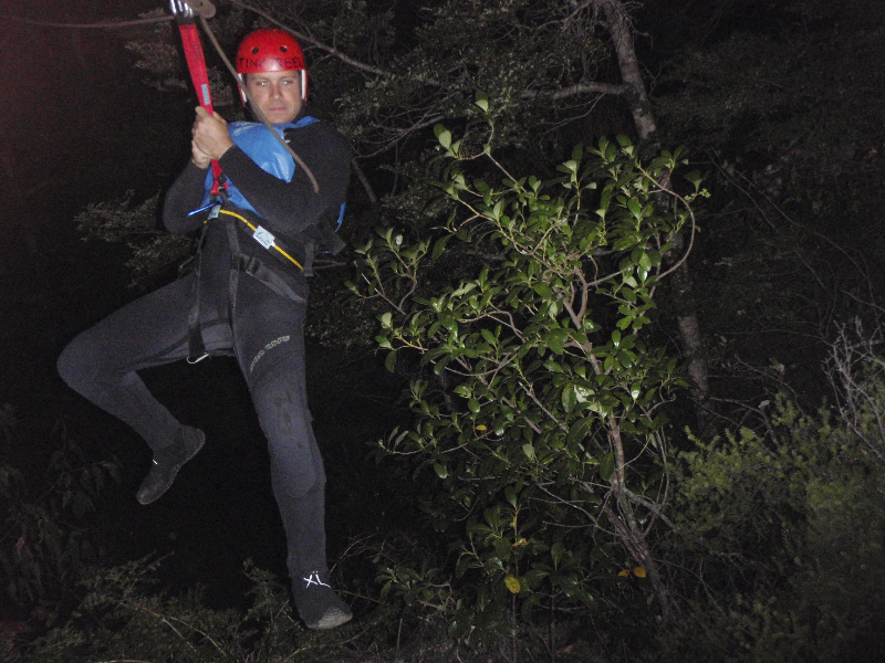 Full-Moon Canyoning- Queenstown, New Zealand. Yes, I\'m a bit crazy...