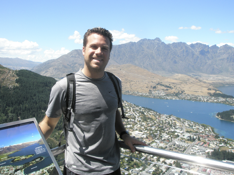 What a view! Taking in the Wakatipu Basin from high above Queesntown