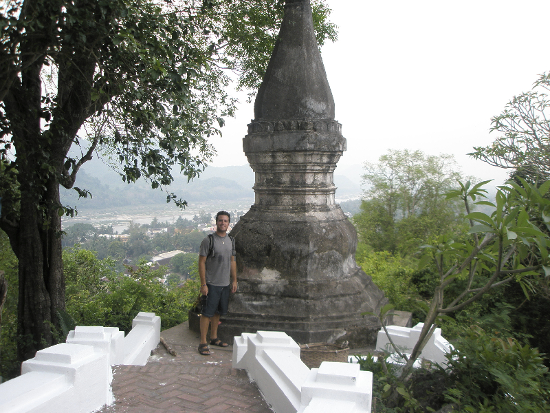 A Buddhist shrine in the mountains near Luang Prabang- Laos