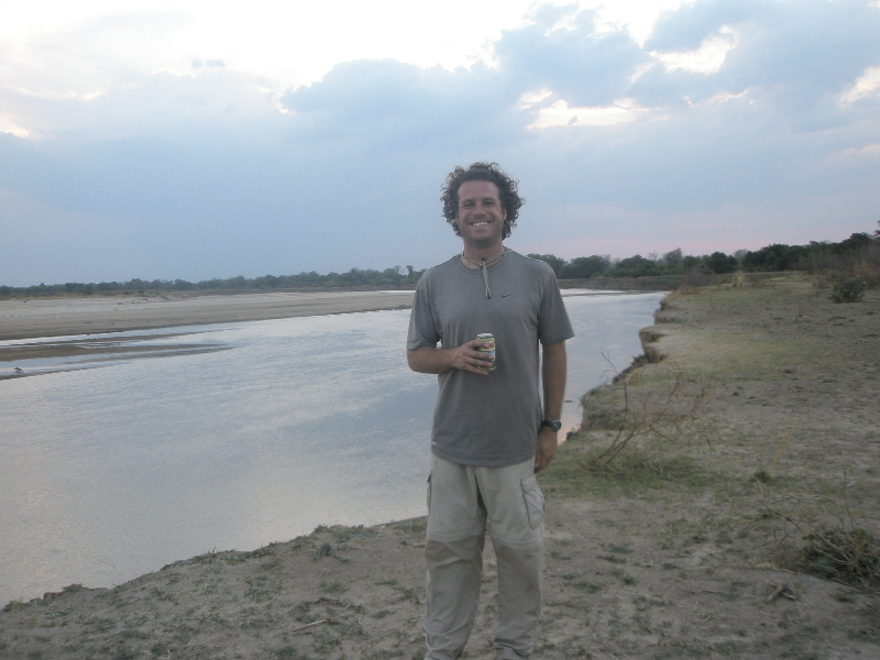 Sundowners byt the Luangwa River- Zambia