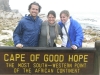 Braving the weather at the Cape of Good Hope- South Afrca